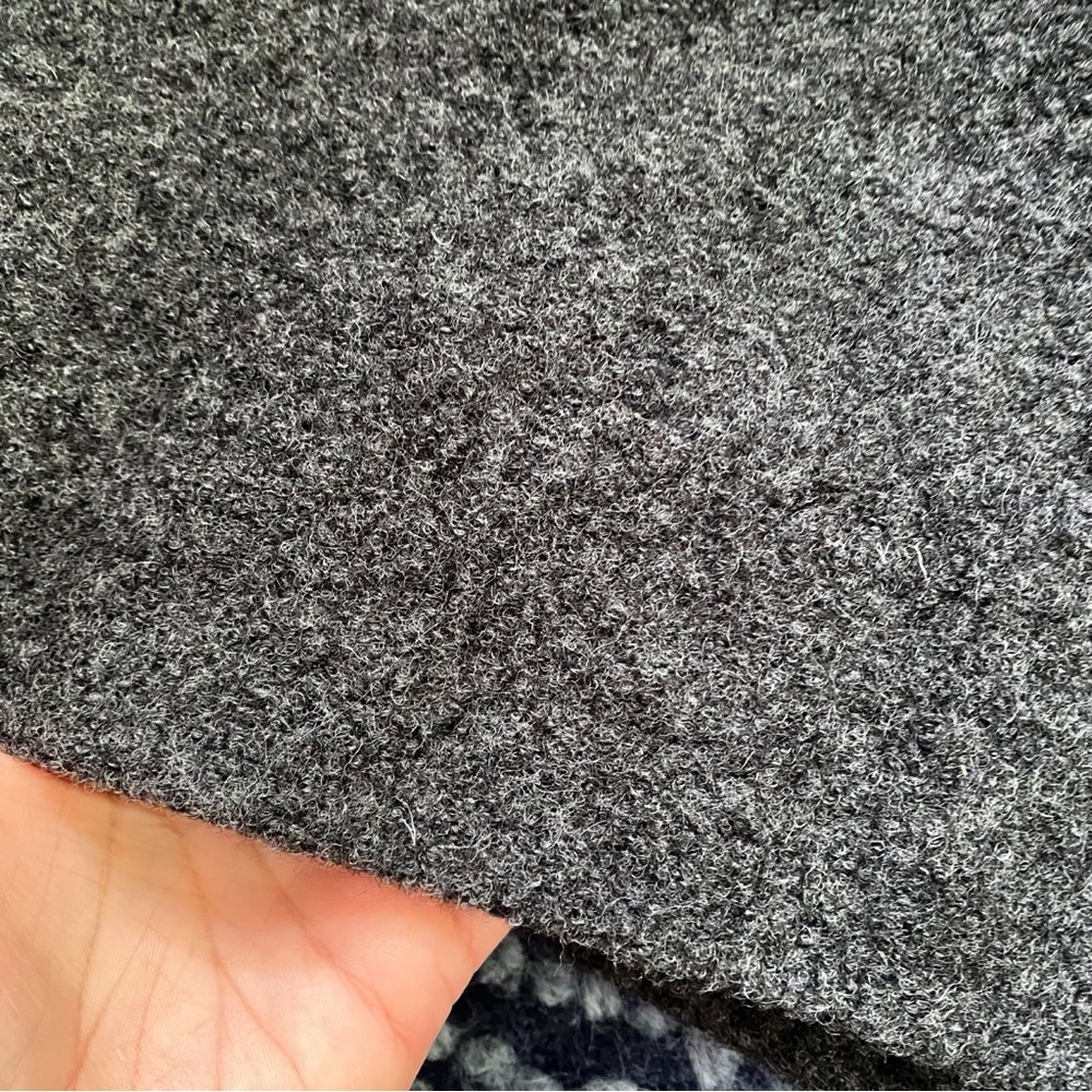 🩶 ZARA GREY WOOL STRAPLESS FITTED RUCHED MIDI DRESS! - Picture 13 of 16